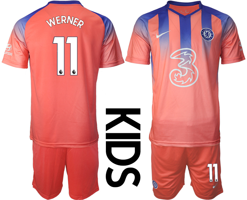 2021 Chelsea FC away Youth #11 soccer jerseys->youth soccer jersey->Youth Jersey